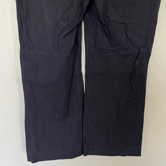 SPANX On The Go Kick Flare Pants Women's Size L Black Crop Black Pull On #20367R - Picture 6 of 13